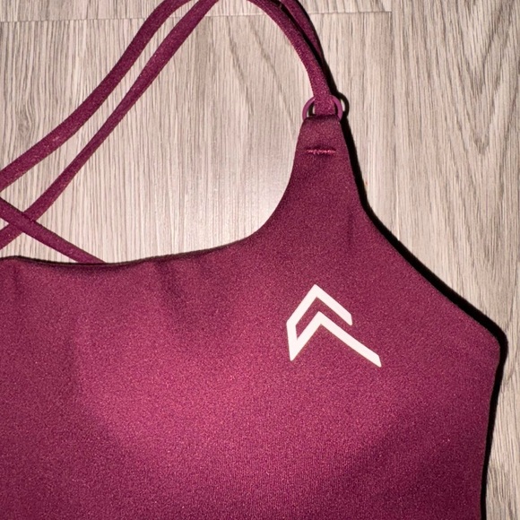 Oner Active “Ripe Fig” Purple Everyday Crossover Sports Bra - Picture 7 of 7